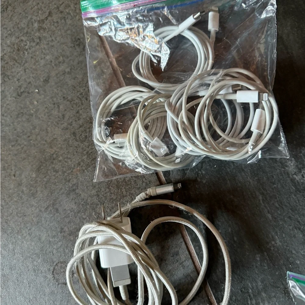Universal Lightening Charging Cable set of 6 (1 is 6’) Cell Phone, IPad